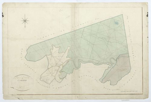 Saint-Sauveur - Cadastre napoléonien, tableau d'assemblage