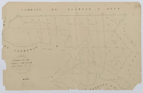 Saint-Sauveur - Cadastre napoléonien, section A1