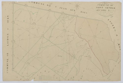 Saint-Sauveur - Cadastre napoléonien, section A2
