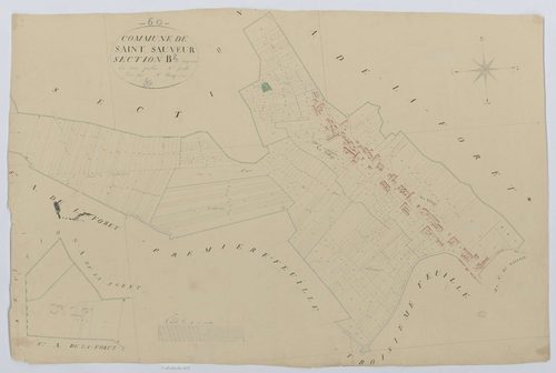 Saint-Sauveur - Cadastre napoléonien, section B2
