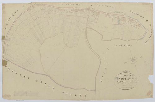 Saint-Sauveur - Cadastre napoléonien, section C1