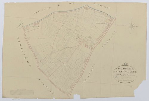 Saint-Sauveur - Cadastre napoléonien, section C2