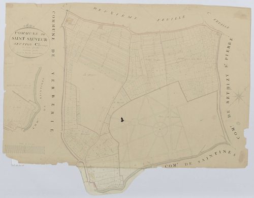 Saint-Sauveur - Cadastre napoléonien, section C3
