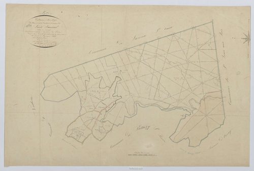 Saint-Sauveur - Cadastre napoléonien, tableau d'assemblage