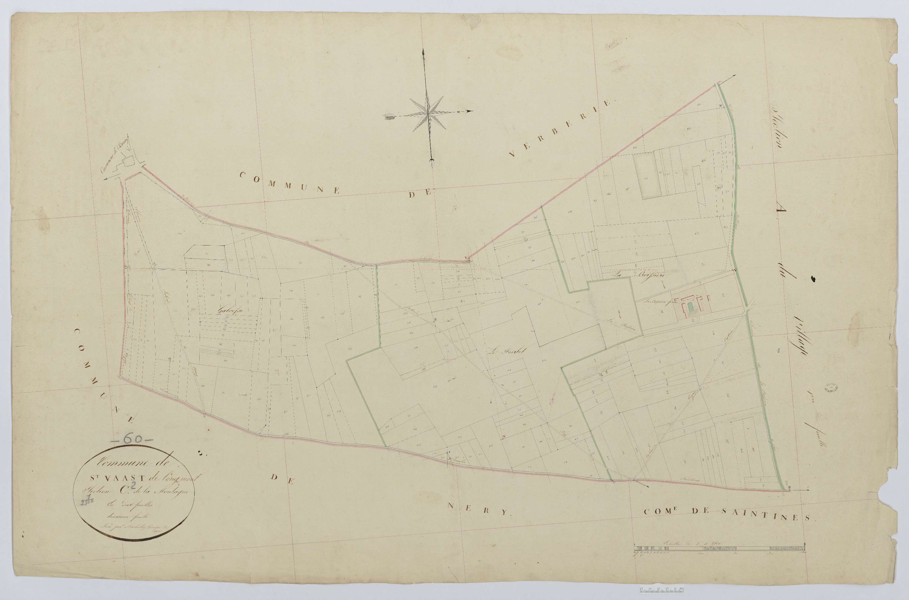 Saint-Vaast-de-Longmont - Cadastre napoléonien, section C2