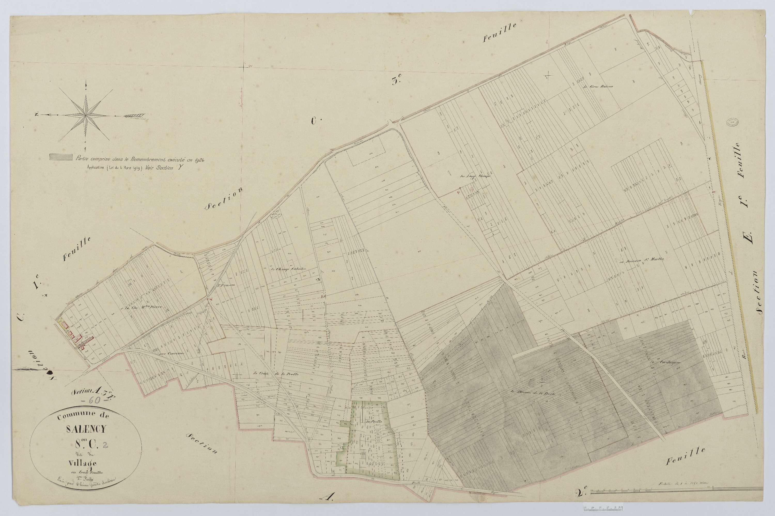 Salency - Cadastre napoléonien, section C2