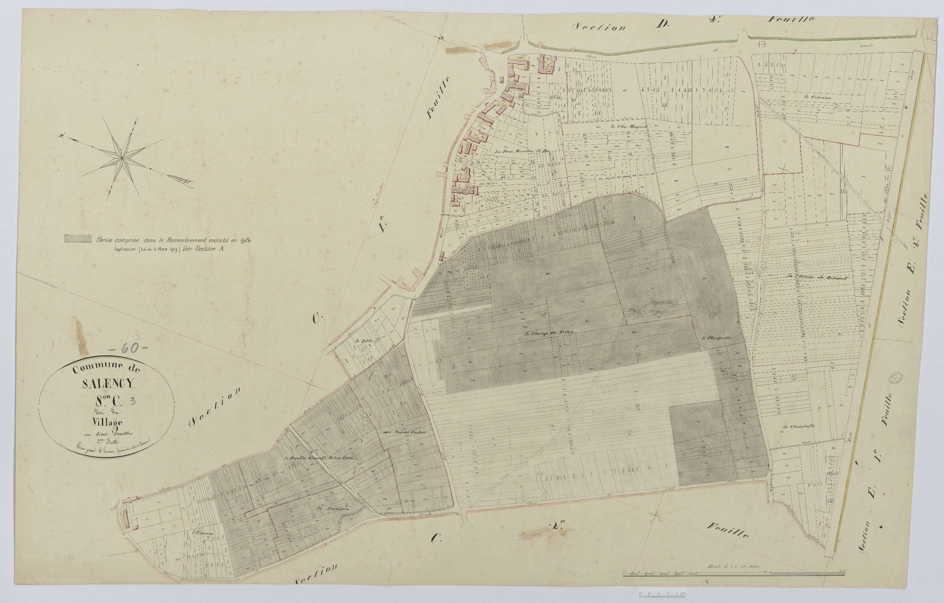 Salency - Cadastre napoléonien, section C3