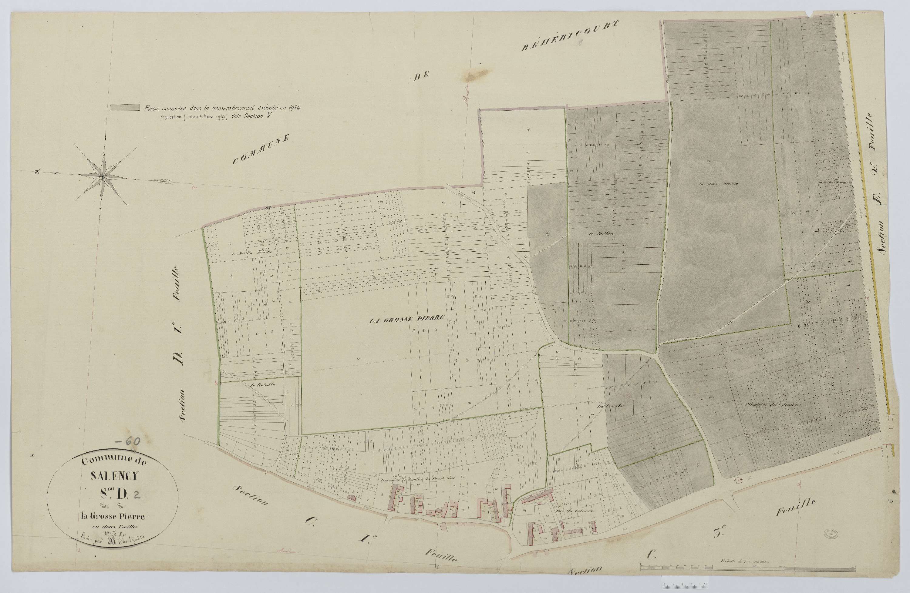 Salency - Cadastre napoléonien, section D2