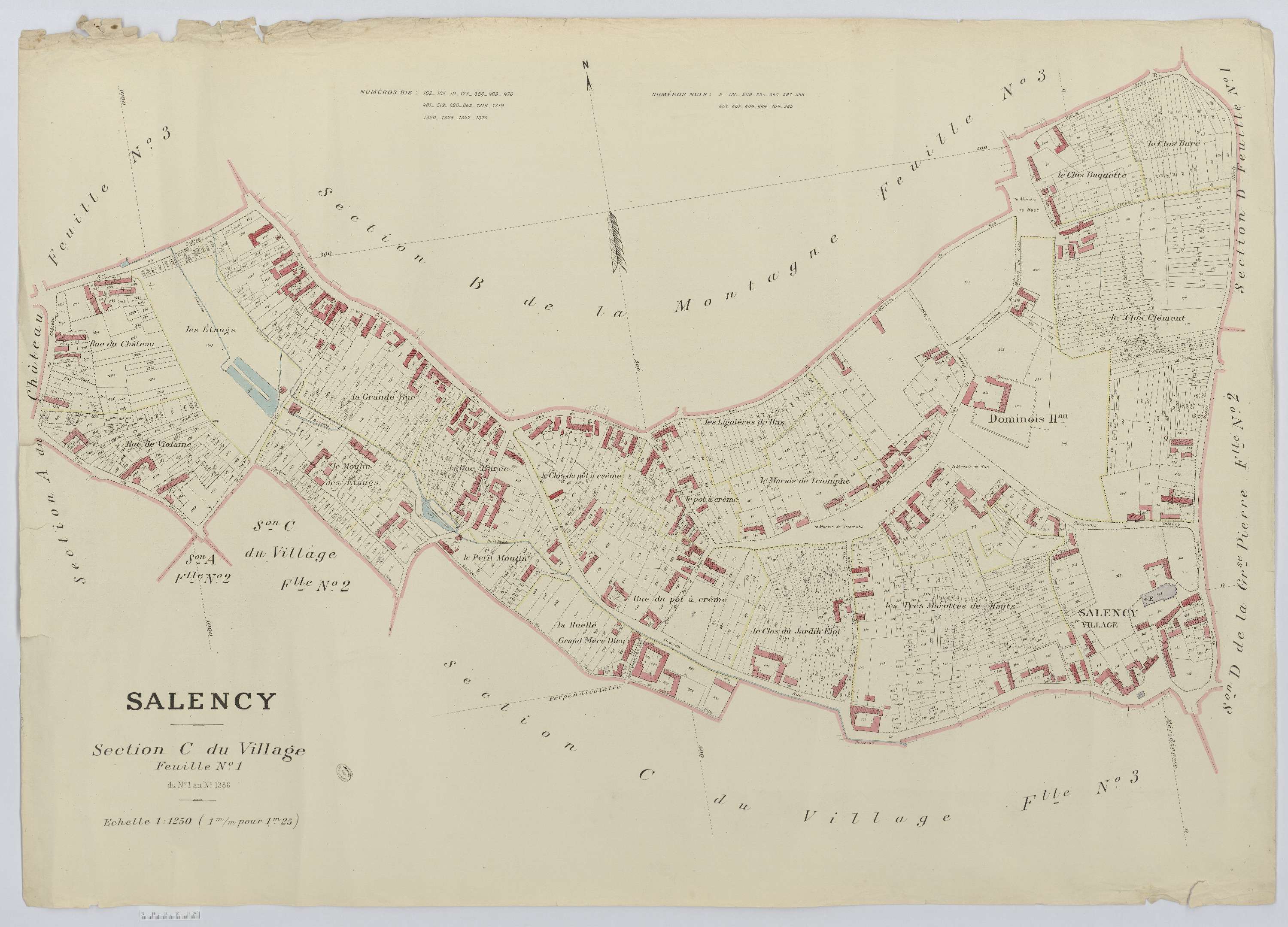 Salency - Cadastre napoléonien (copie), section C1