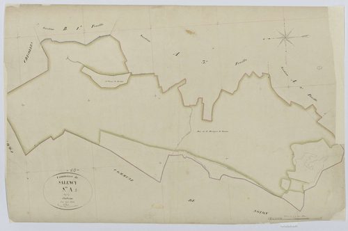 Salency - Cadastre napoléonien, section A1