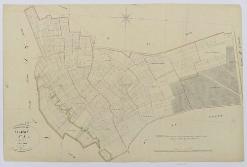 Salency - Cadastre napoléonien, section A2