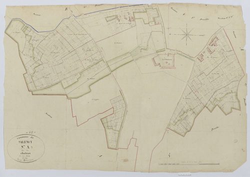Salency - Cadastre napoléonien, section A3