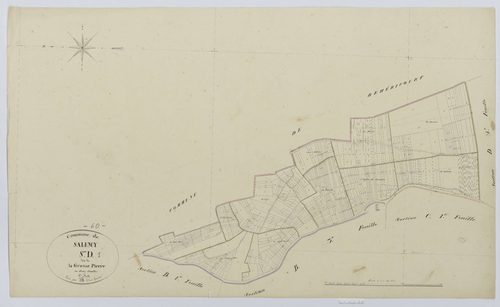 Salency - Cadastre napoléonien, section D1