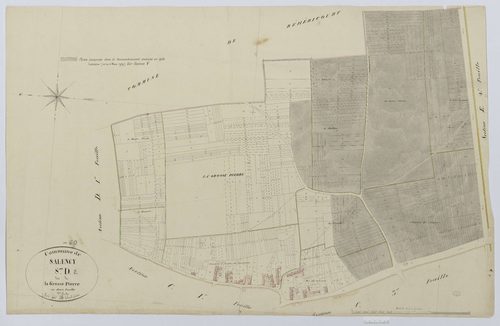 Salency - Cadastre napoléonien, section D2