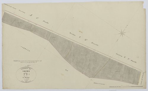 Salency - Cadastre napoléonien, section E1