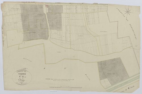 Salency - Cadastre napoléonien, section E2