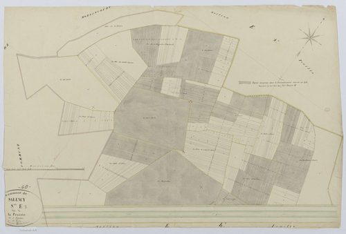 Salency - Cadastre napoléonien, section E3
