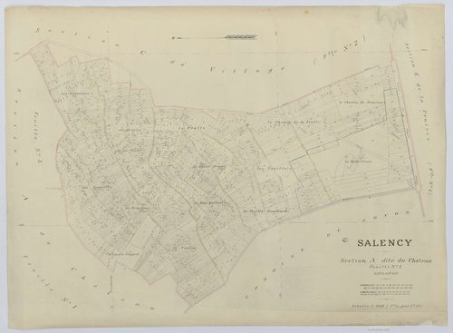 Salency - Cadastre napoléonien (copie), section A2