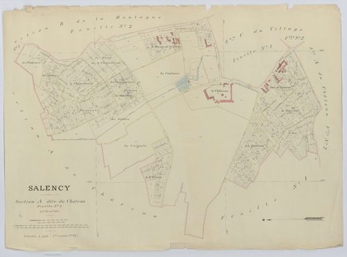 Salency - Cadastre napoléonien (copie), section A3
