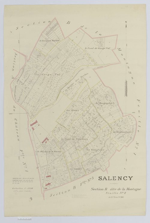 Salency - Cadastre napoléonien (copie), section B2