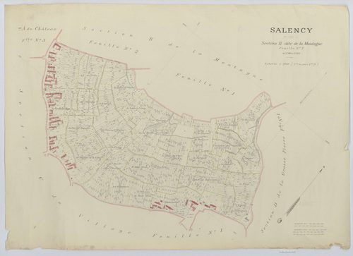 Salency - Cadastre napoléonien (copie), section B3
