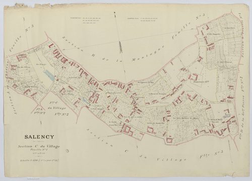 Salency - Cadastre napoléonien (copie), section C1
