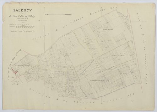 Salency - Cadastre napoléonien (copie), section C2