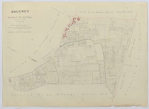 Salency - Cadastre napoléonien (copie), section C3
