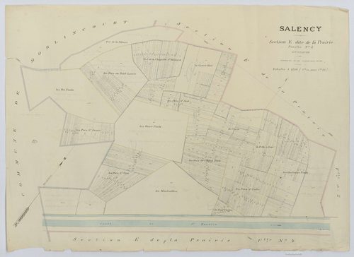 Salency - Cadastre napoléonien (copie), section E3