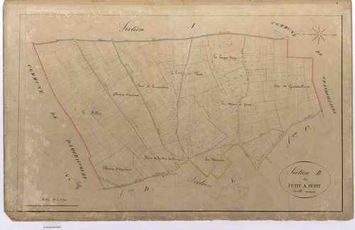 Sarnois - Cadastre napoléonien, section B