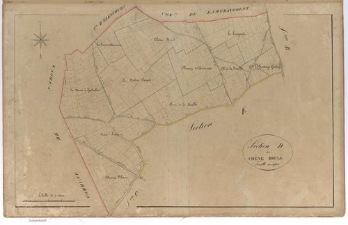 Sarnois - Cadastre napoléonien, section D