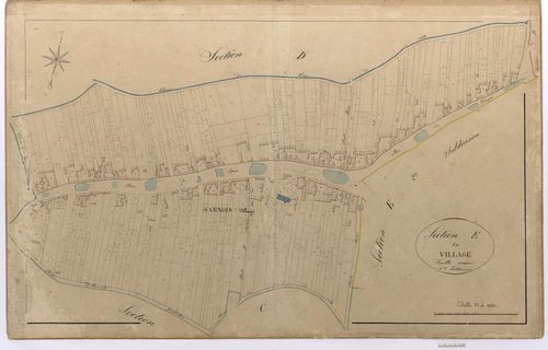 Sarnois - Cadastre napoléonien, section E1