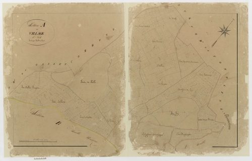 Le Saulchoy - Cadastre napoléonien, section A1