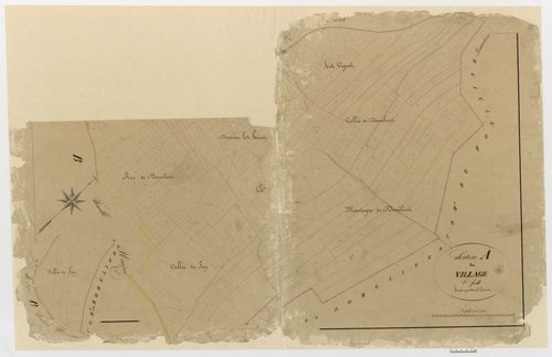 Le Saulchoy - Cadastre napoléonien, section A2