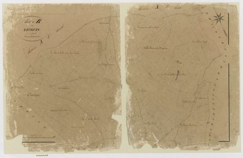Le Saulchoy - Cadastre napoléonien, section B