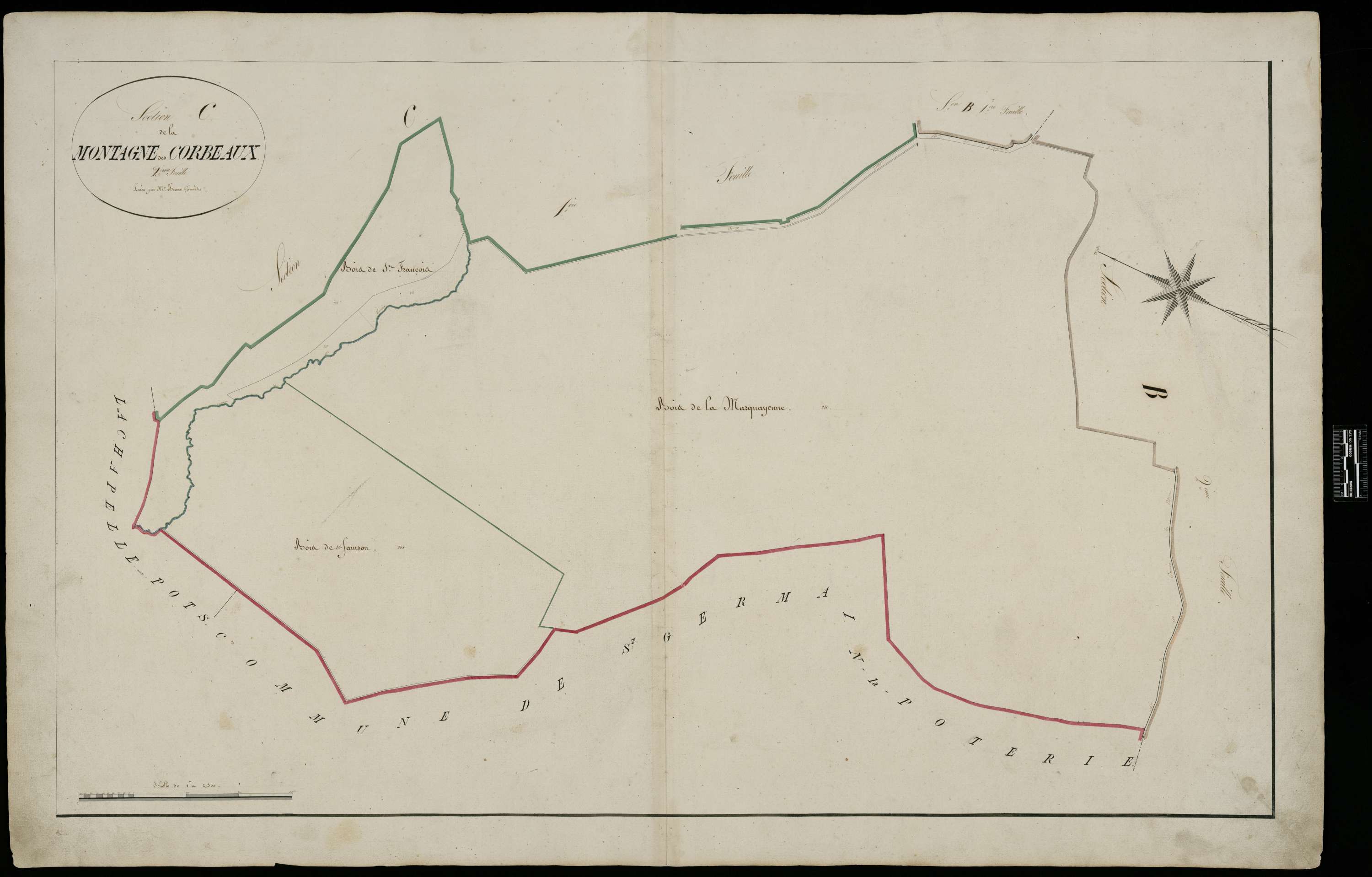 Savignies - Cadastre napoléonien, section C2