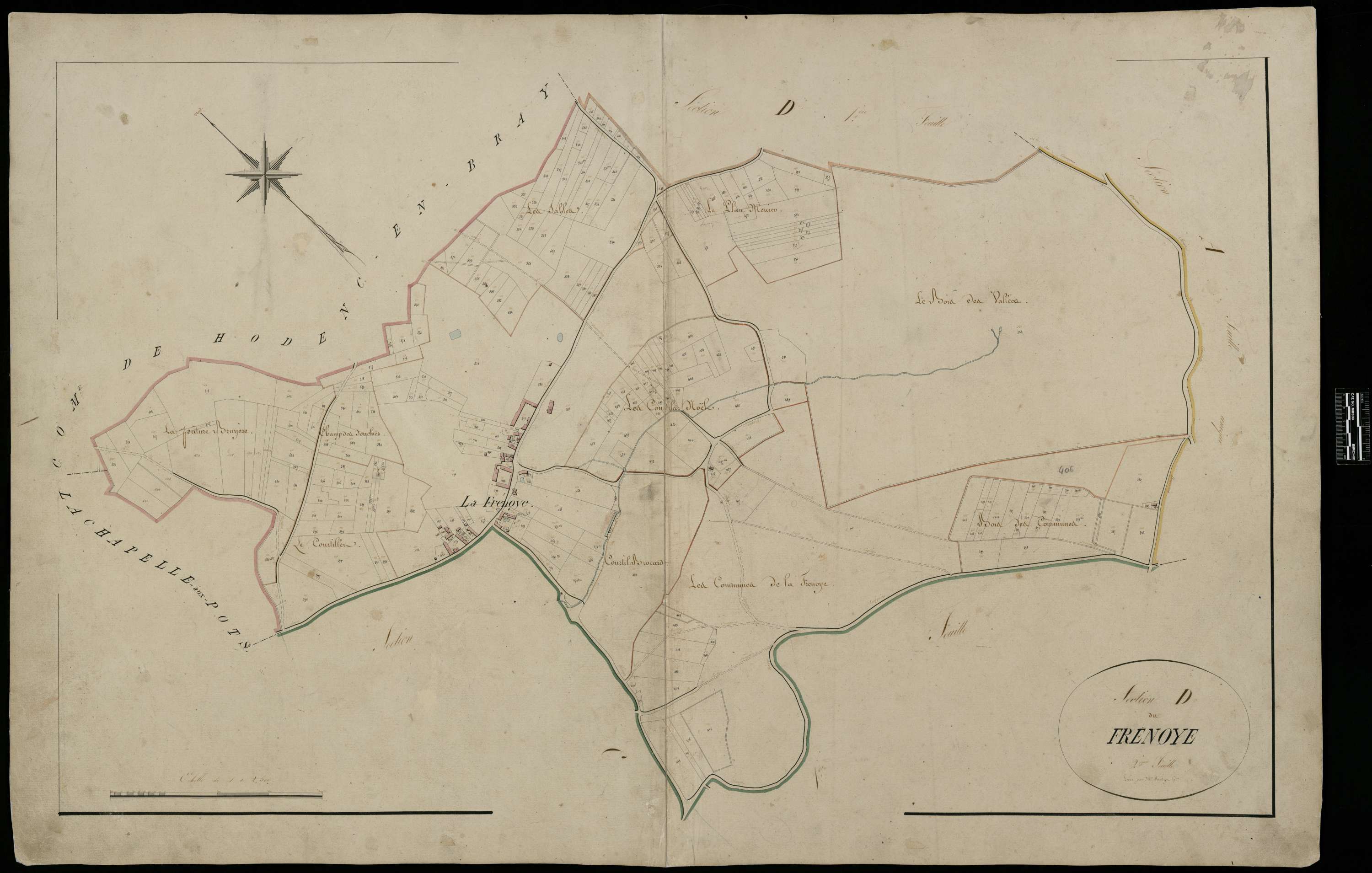 Savignies - Cadastre napoléonien, section D2