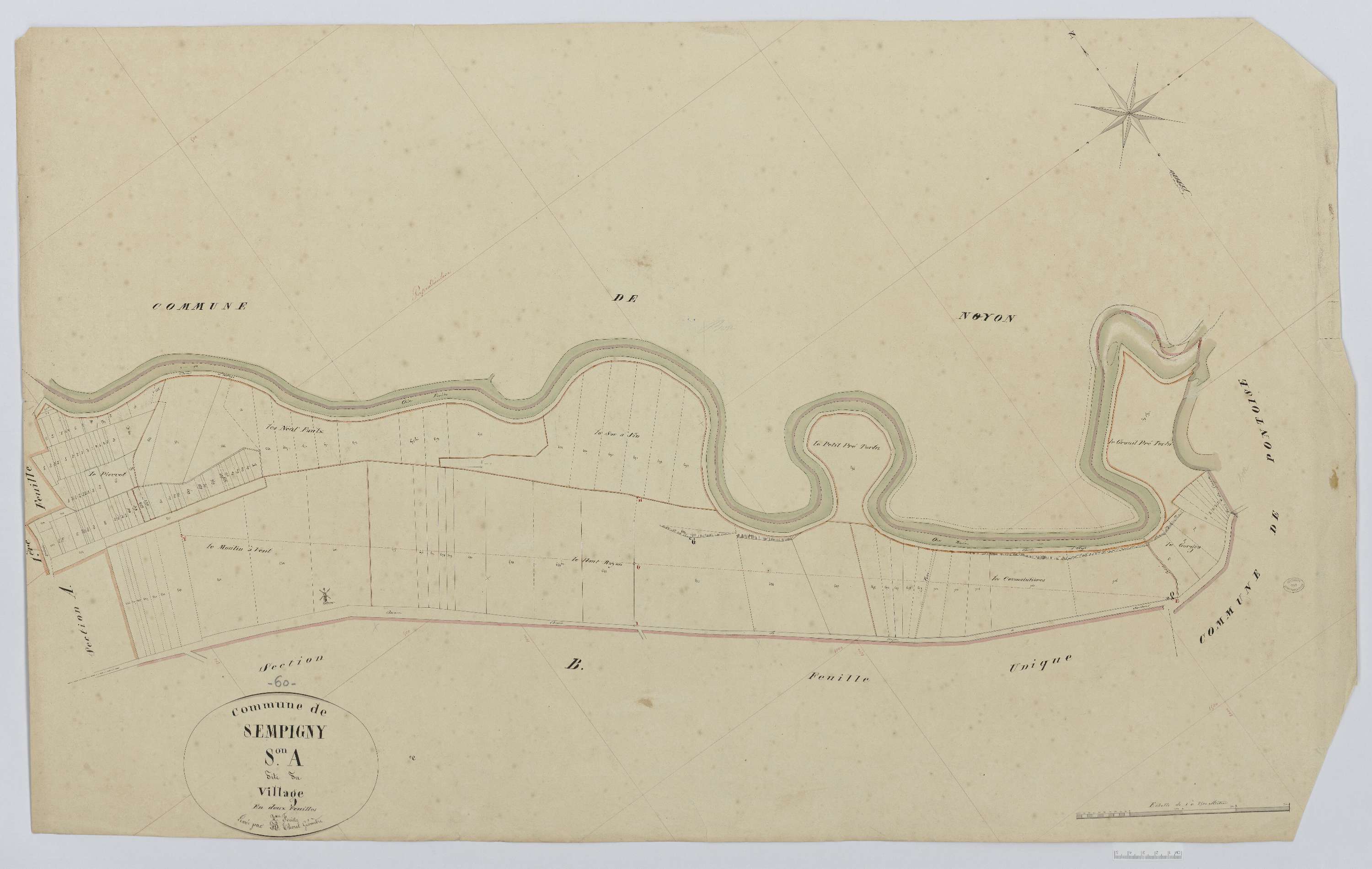 Sempigny - Cadastre napoléonien, section A2