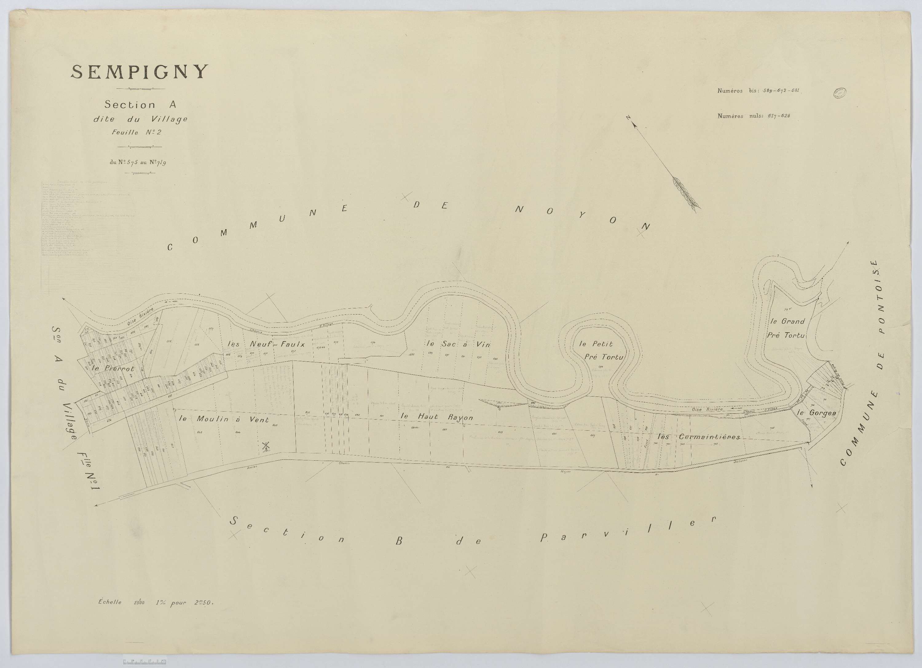 Sempigny - Cadastre napoléonien (copie), section A2
