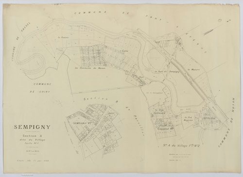 Sempigny - Cadastre napoléonien (copie), section A1