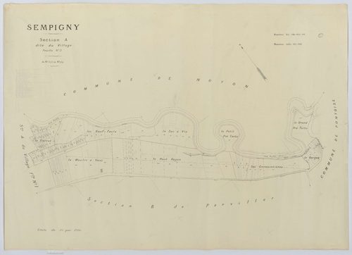 Sempigny - Cadastre napoléonien (copie), section A2