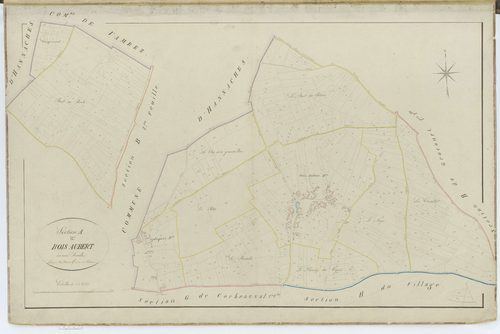 Senantes - Cadastre napoléonien, section A