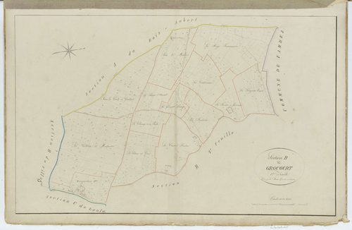 Senantes - Cadastre napoléonien, section B1