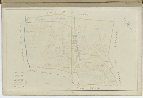 Senantes - Cadastre napoléonien, section D2