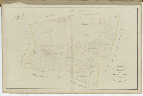 Senantes - Cadastre napoléonien, section E2
