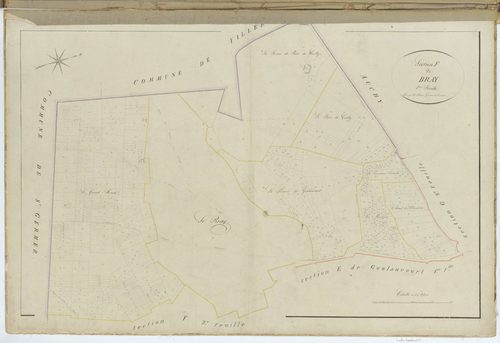 Senantes - Cadastre napoléonien, section F1