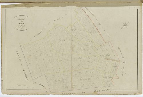 Senantes - Cadastre napoléonien, section F2