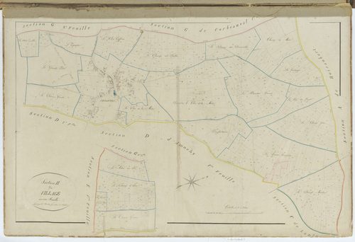 Senantes - Cadastre napoléonien, section H1