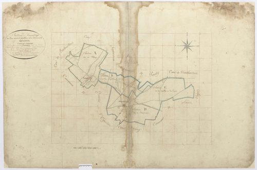 Senots - Cadastre napoléonien, tableau d'assemblage