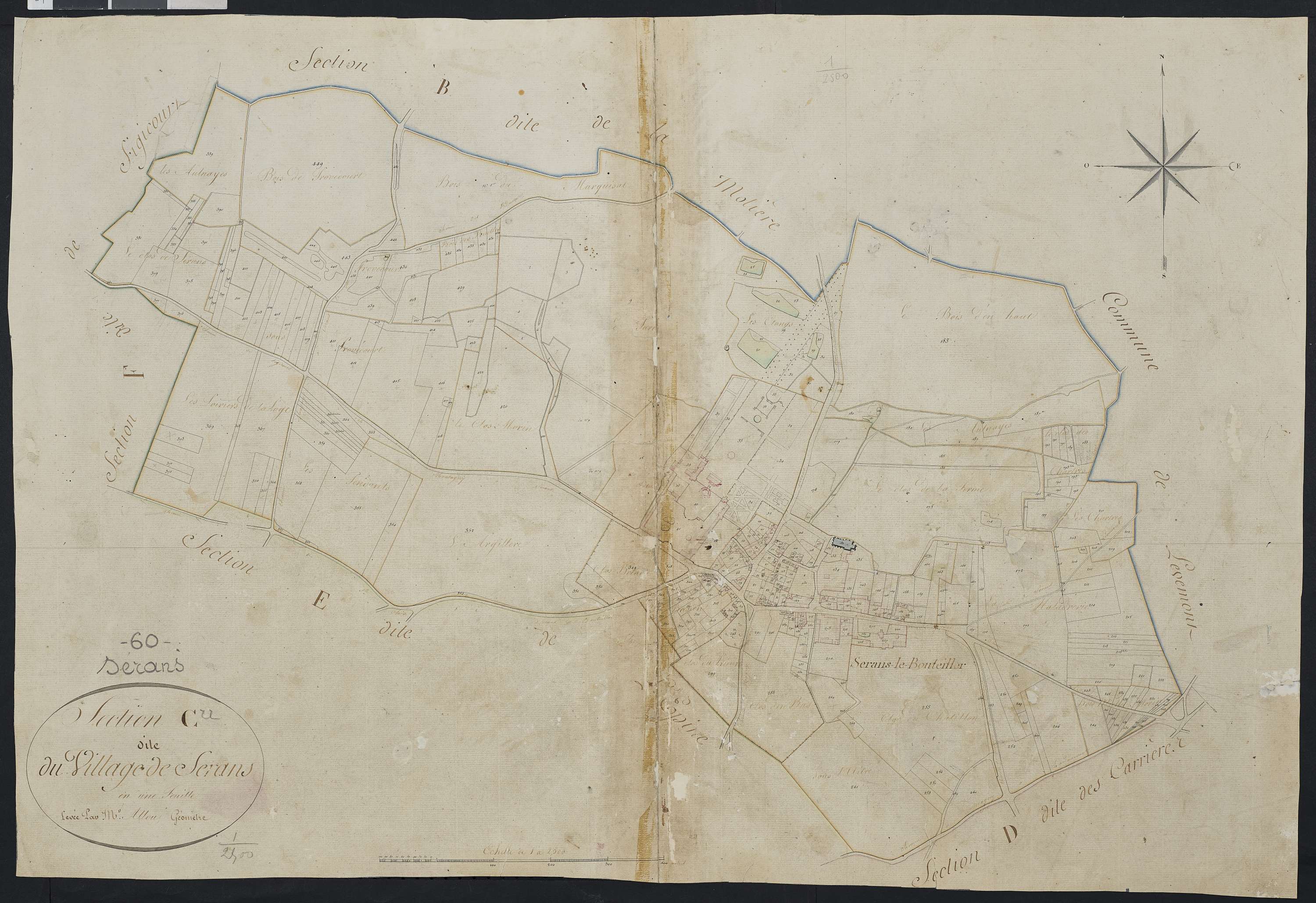 Serans - Cadastre napoléonien, section C